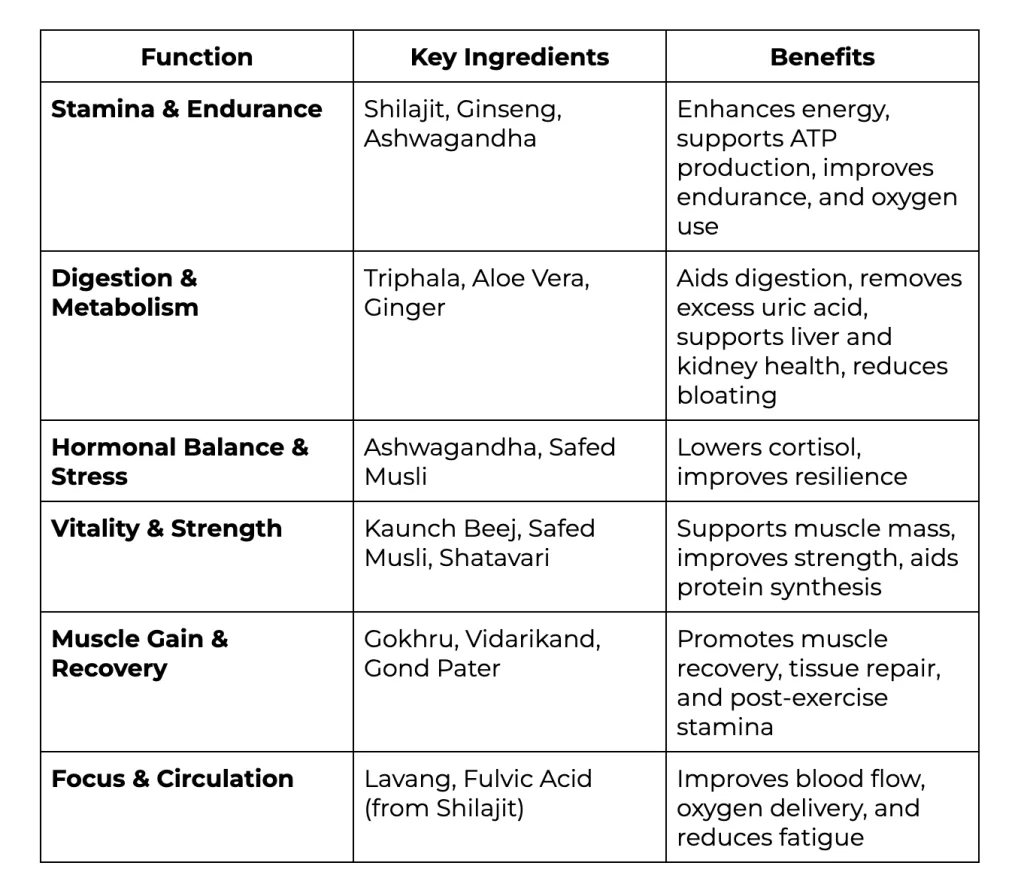 key benefits of black thunder active plus